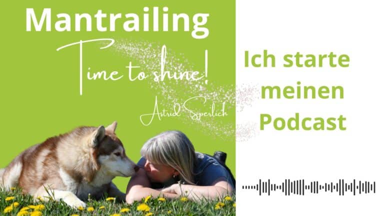 Titelbild Podcast Astrid Sperlich mit Hund