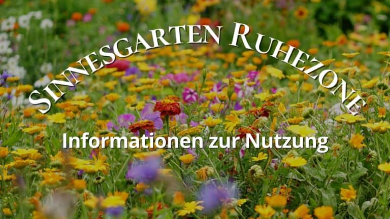 Infos zur Nutzung des Sinnesgarten