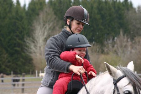 2008 Sabrina und ich mit MuKi