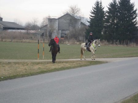 Mit Beate und Fino zu unserem Haus 2011