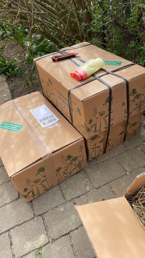 Lieferung ist eingetroffen