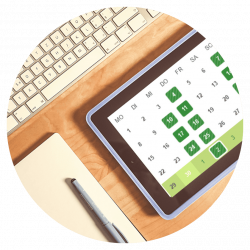 RT Termine auf Pad